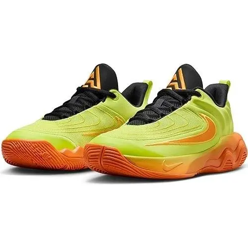Nike Giannis Immortality 4 Kids Basketball Shoes Cyber Bright/mndrin Sundial 7Y