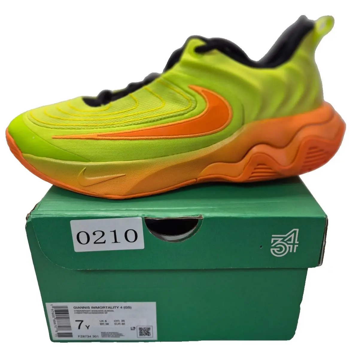 Nike shoes - Nike Giannis Immortality - Giannis Immortality - Cyber Bright Mandarin Sundial (UPC: 197600888708) 6