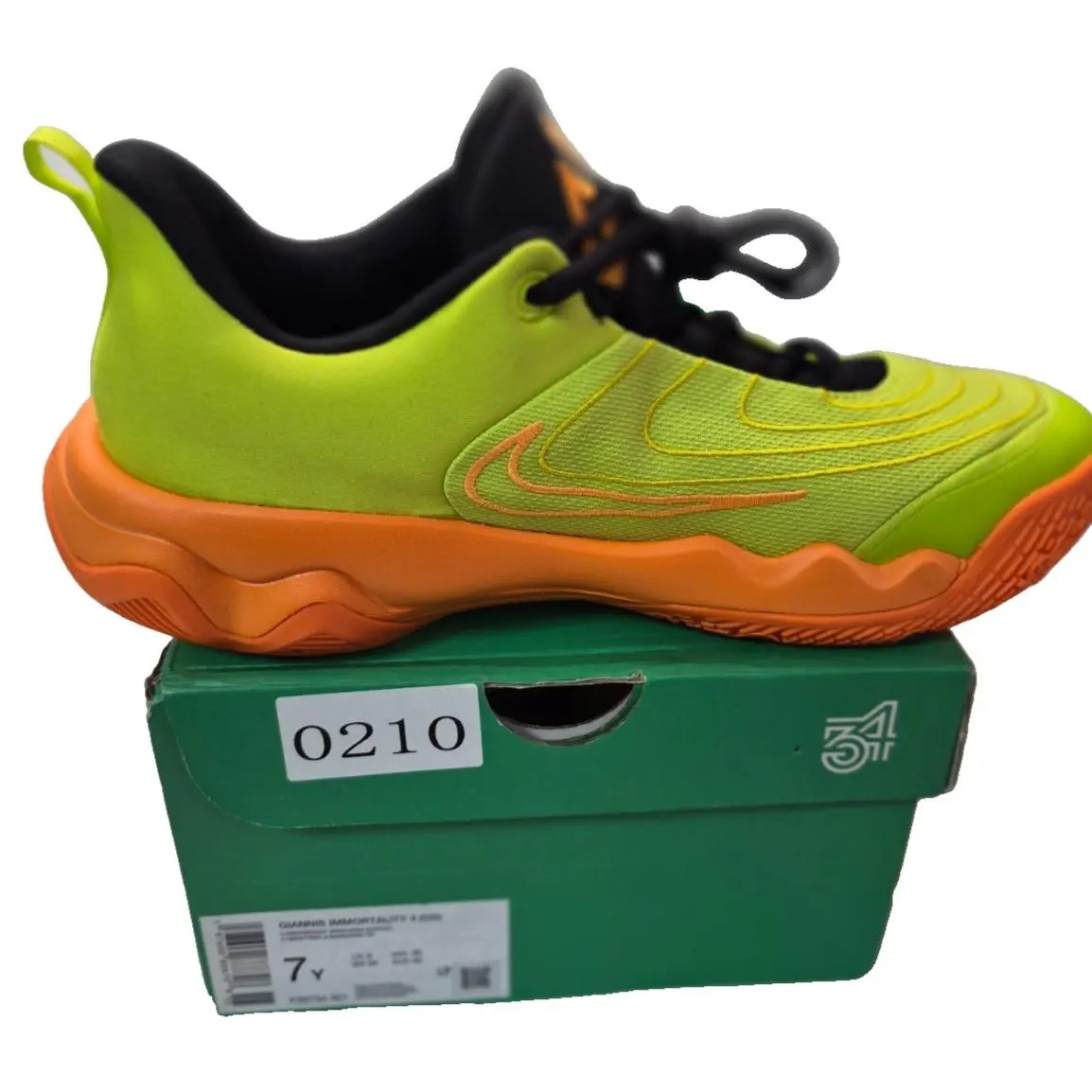 Nike shoes - Nike Giannis Immortality - Giannis Immortality - Cyber Bright Mandarin Sundial (UPC: 197600888708) 7