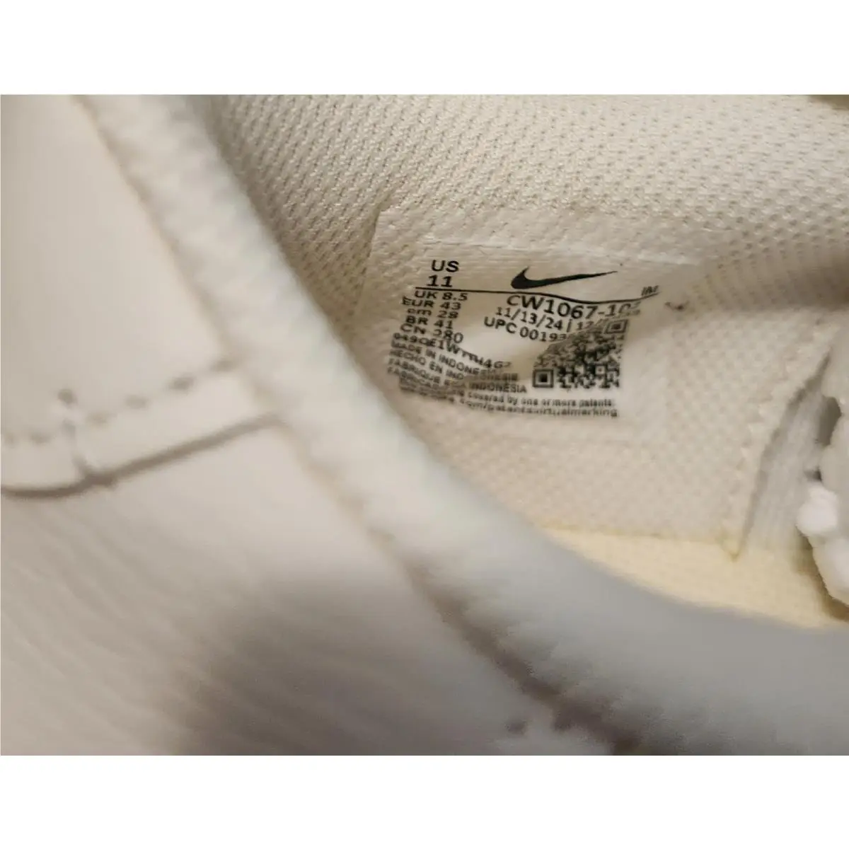 Nike shoes - Nike Court Vintage - Court Vintage - CW1067 101 - Ivory 9