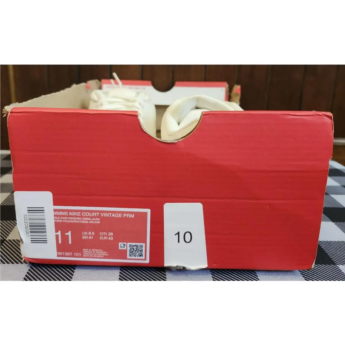 Nike shoes - Nike Court Vintage - Court Vintage - CW1067 101 - Ivory 16