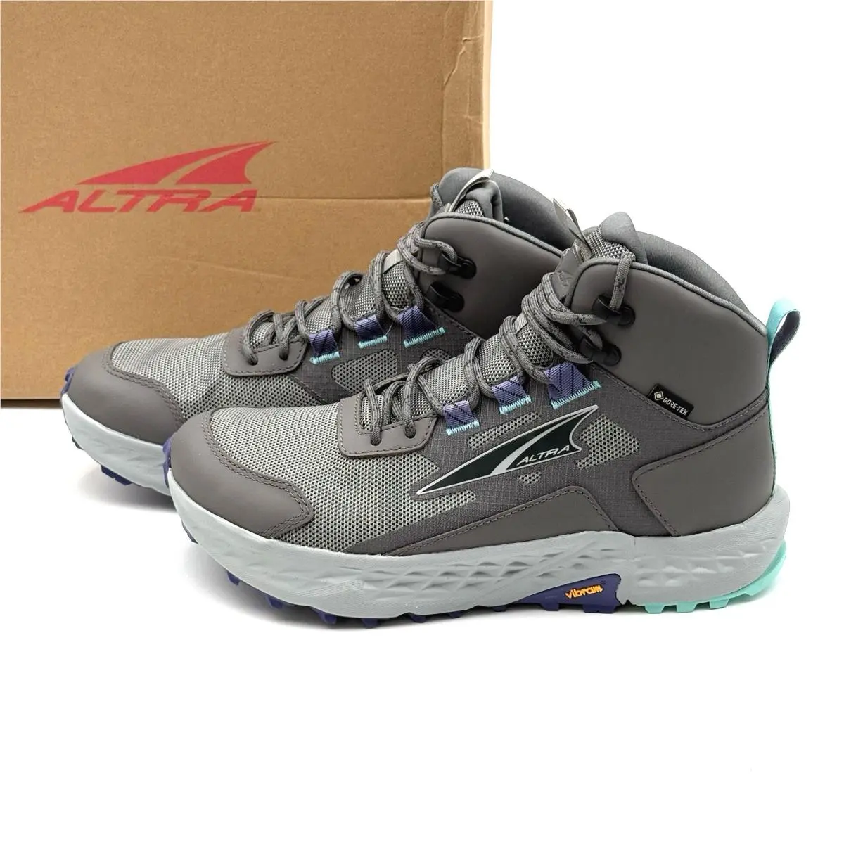 Altra Timp 5 Hiker Gtx Women`s Mid Trial Running Shoes Waterproof Grey