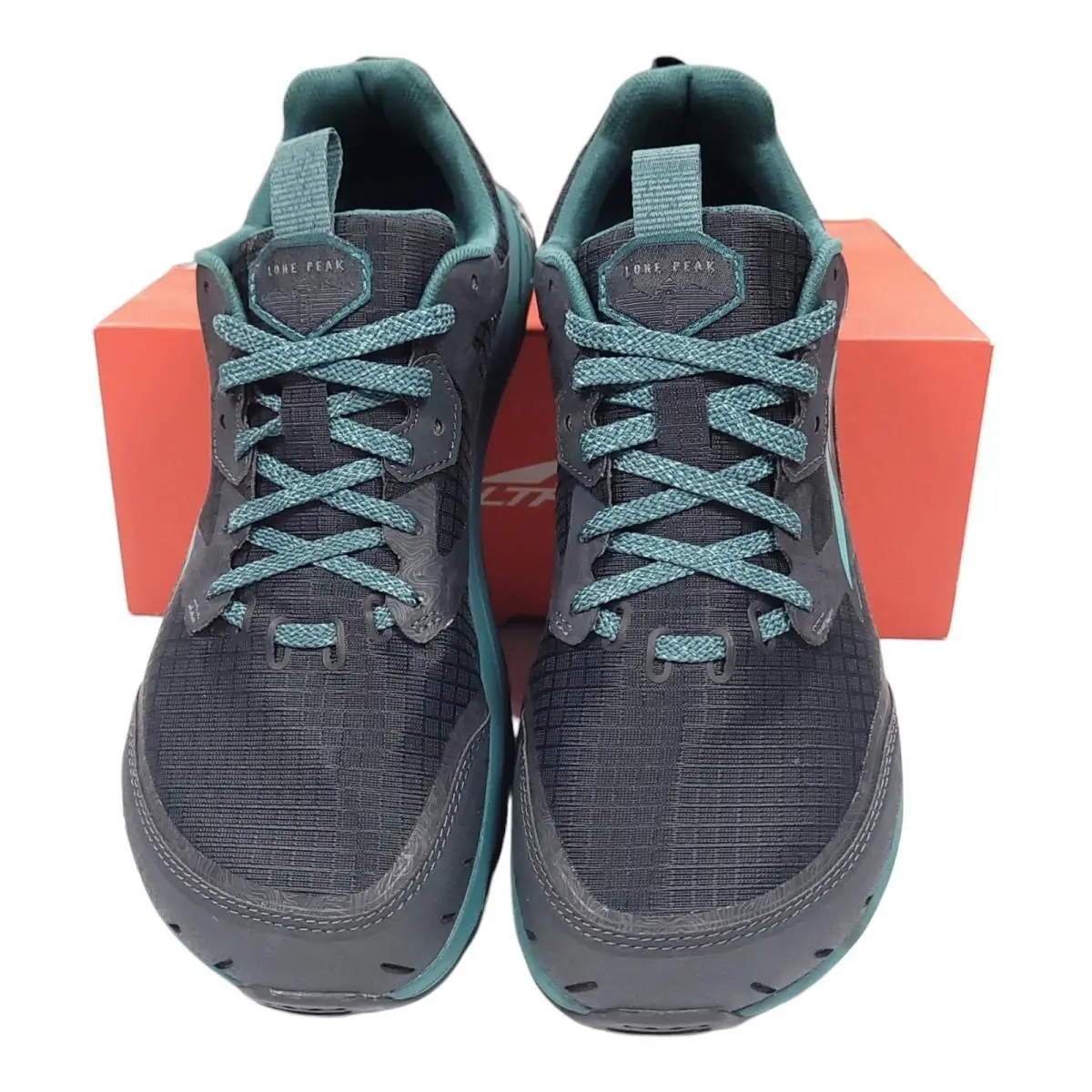 Altra Lone Peak 6 Women`s Size 9.5 Trail Running Shoes Zero Drop Black Green