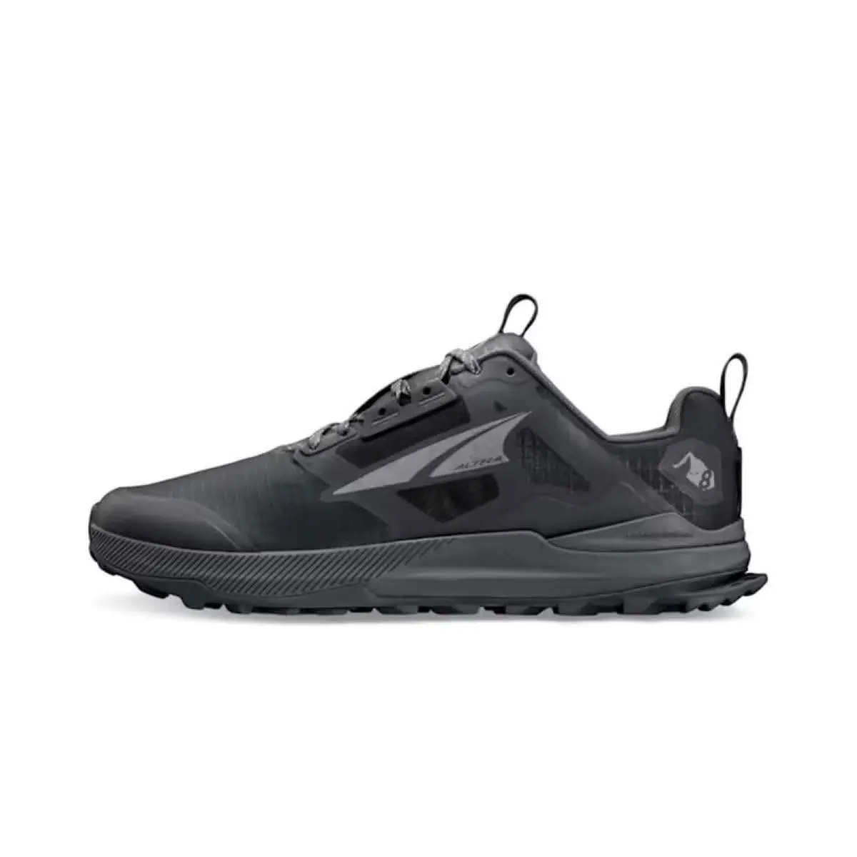 Altra Men`s Lone Peak 8 Trail Running Shoe Black/gray 12 12 Black/gray