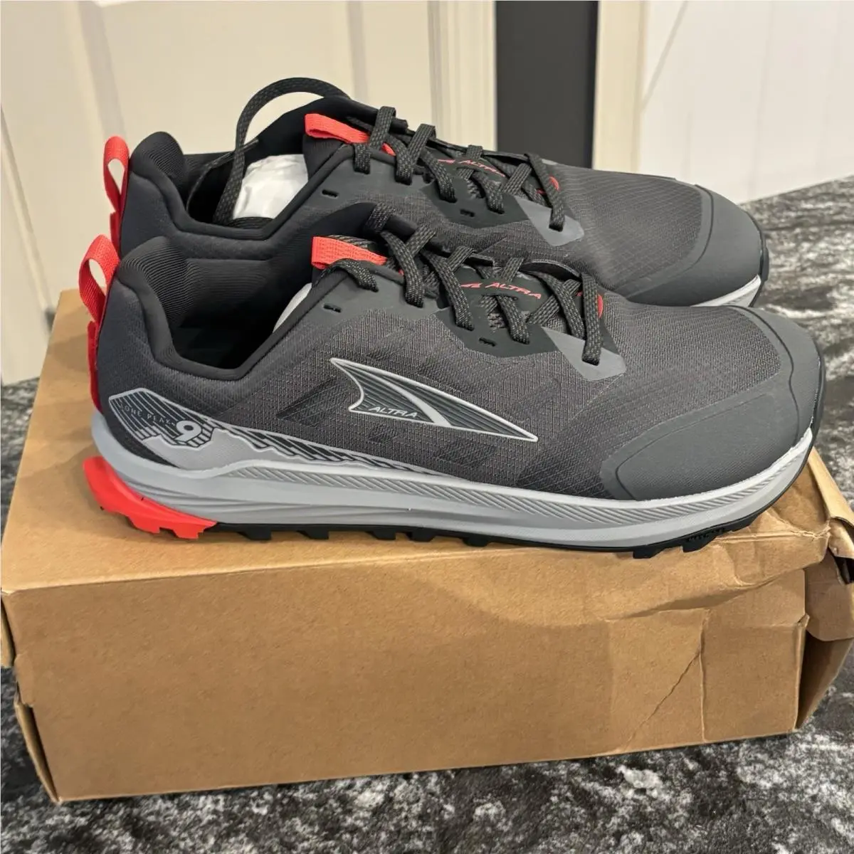Altra shoes - Altra Lone Peak 9 - Lone Peak - ALOA85PH222 - Gray, Red, Black 2