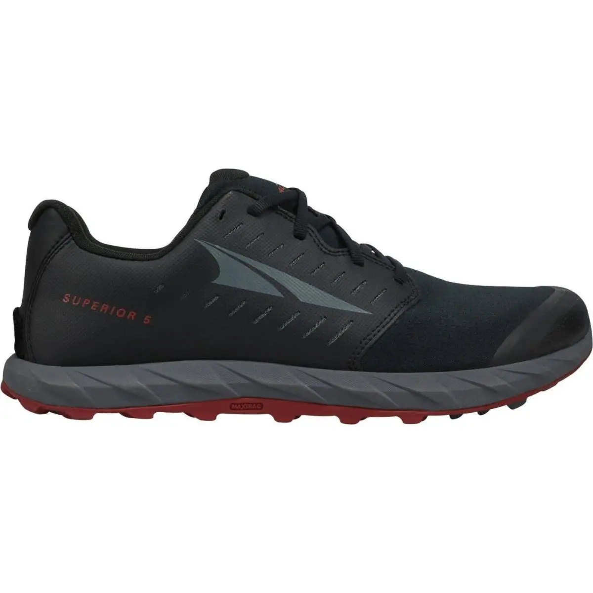 Altra Men`s Superior 5 Trail Running Shoes 9 US Black/red- Very Rare