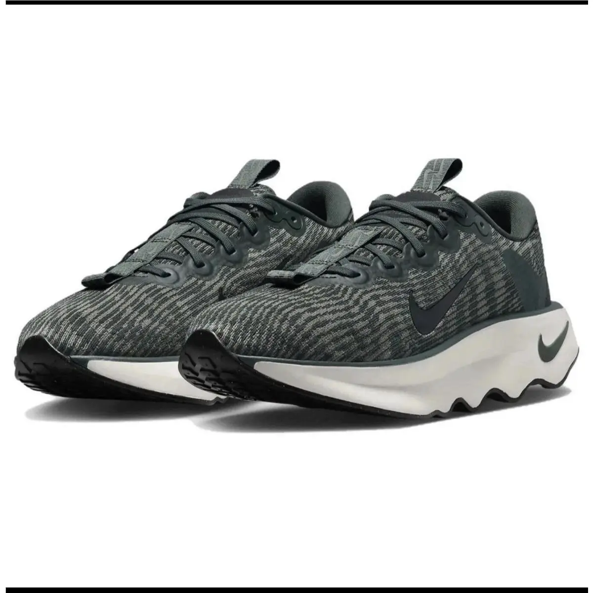Nike Motiva Vintage Green Black Women`s Walking Athletic Sneakers 8.5