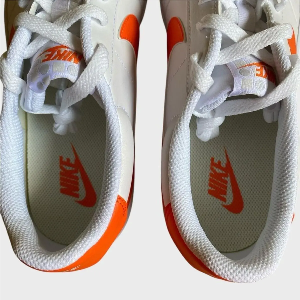 Nike shoes - Nike Court Shot - Court Shot - White, orange 8