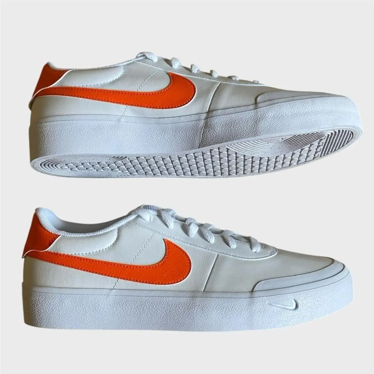 Nike shoes - Nike Court Shot - Court Shot - White, orange 4