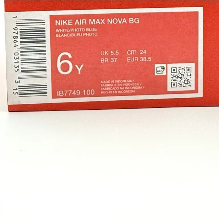 Nike shoes - Nike Air Max Nova - Air Max Nova - 197864031353 - White 5