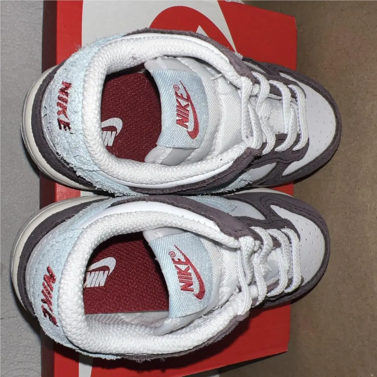 Nike shoes - SE - WHITE/GLACIER BLUE-BURGUNDY ASH 3