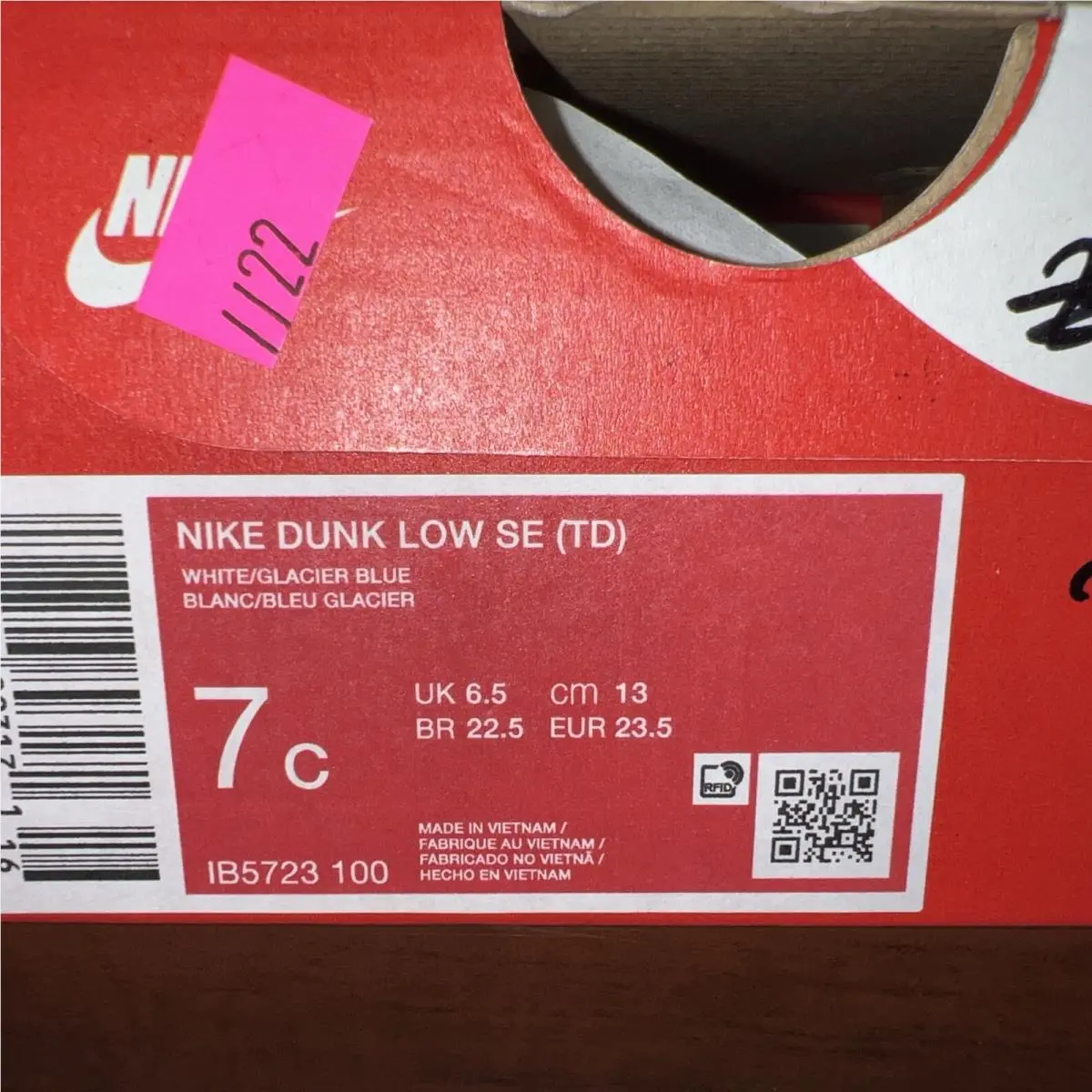 Nike shoes - SE - WHITE/GLACIER BLUE-BURGUNDY ASH 4