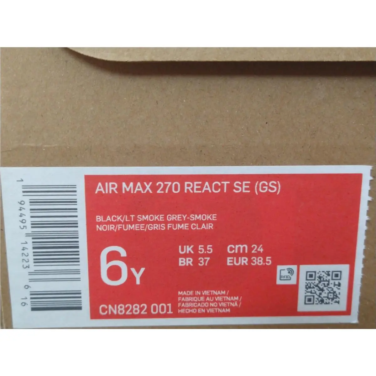 Nike shoes - Nike Air Max 270 React - Black 8