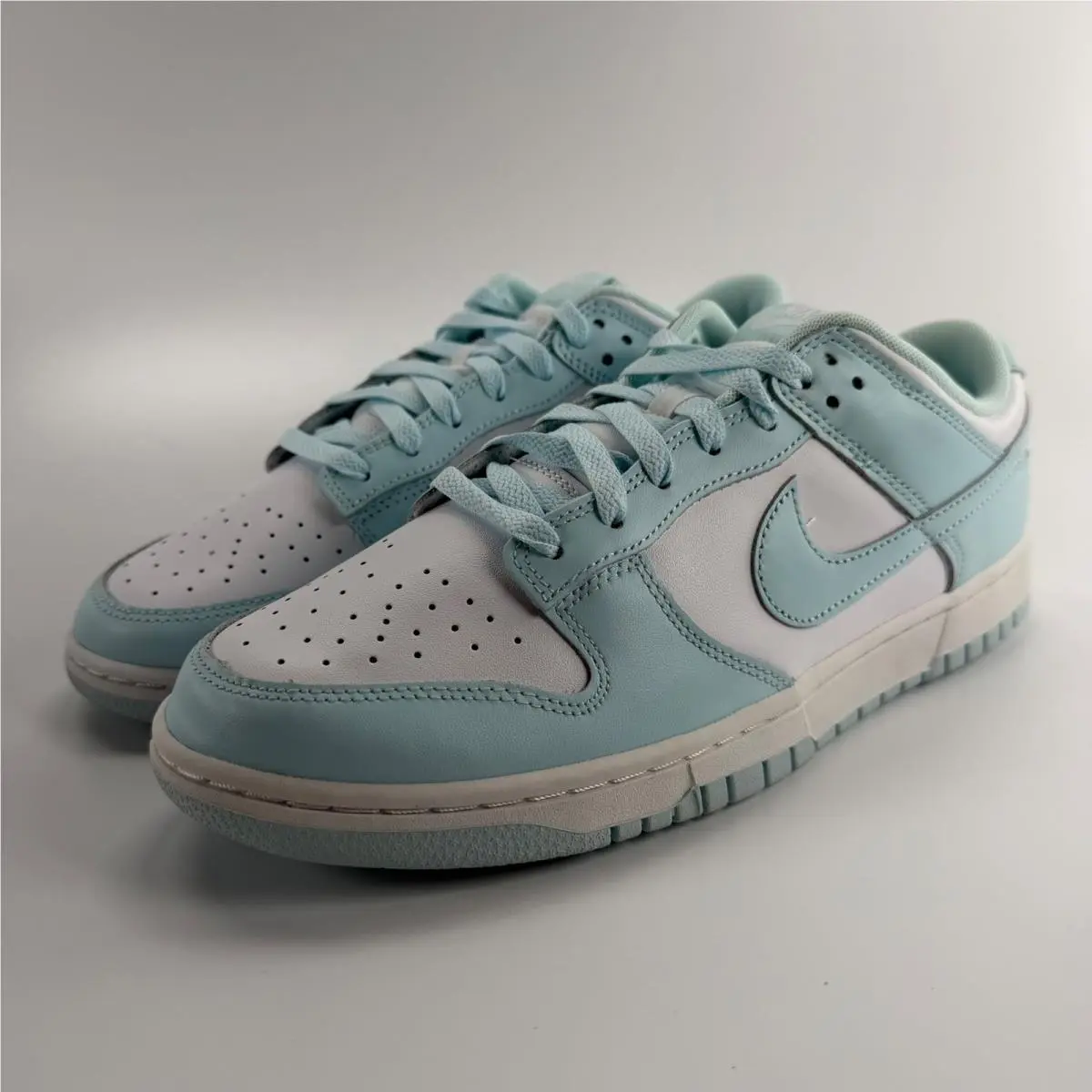 Nike Dunk Low Glacier Blue White DV0833-104 Mens Size 10.5 Sneakers