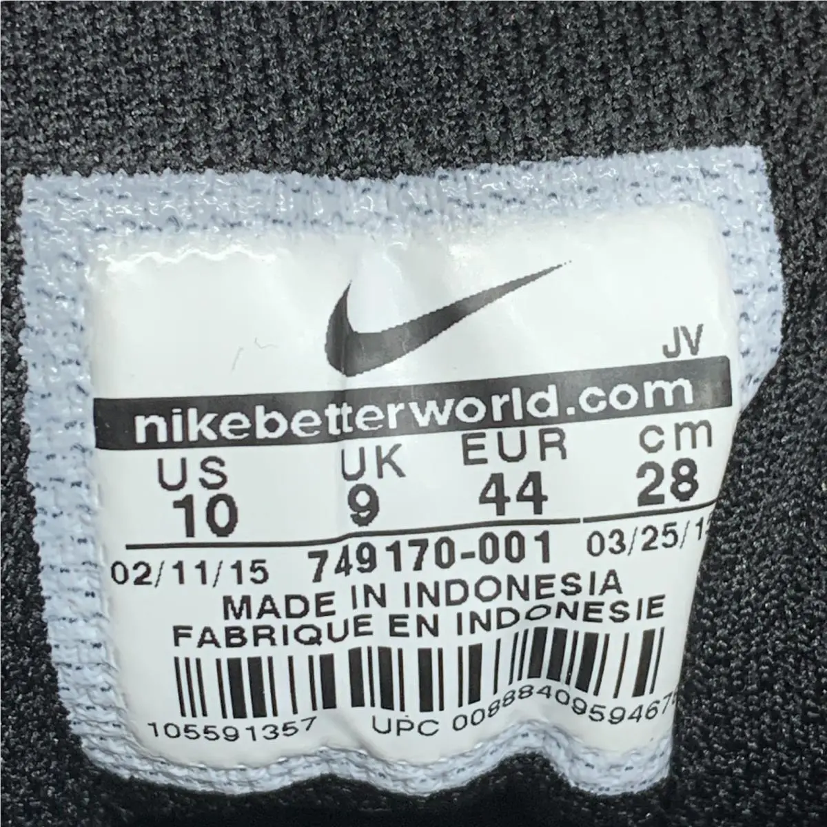 Nike shoes - Nike Tri Fusion Run - Tri Fusion Run - 749170 001 - Black (UPC: 888409594678) 4