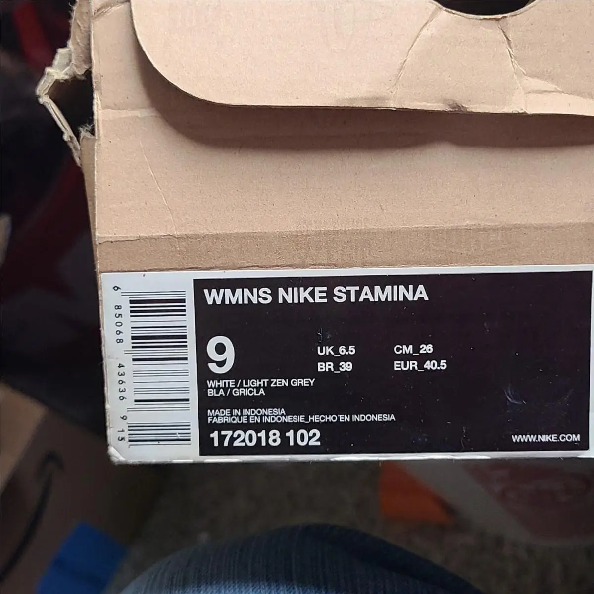 Nike shoes - Nike Stamina - Stamina - 172018-102 - White (UPC: 00685068436369) 14