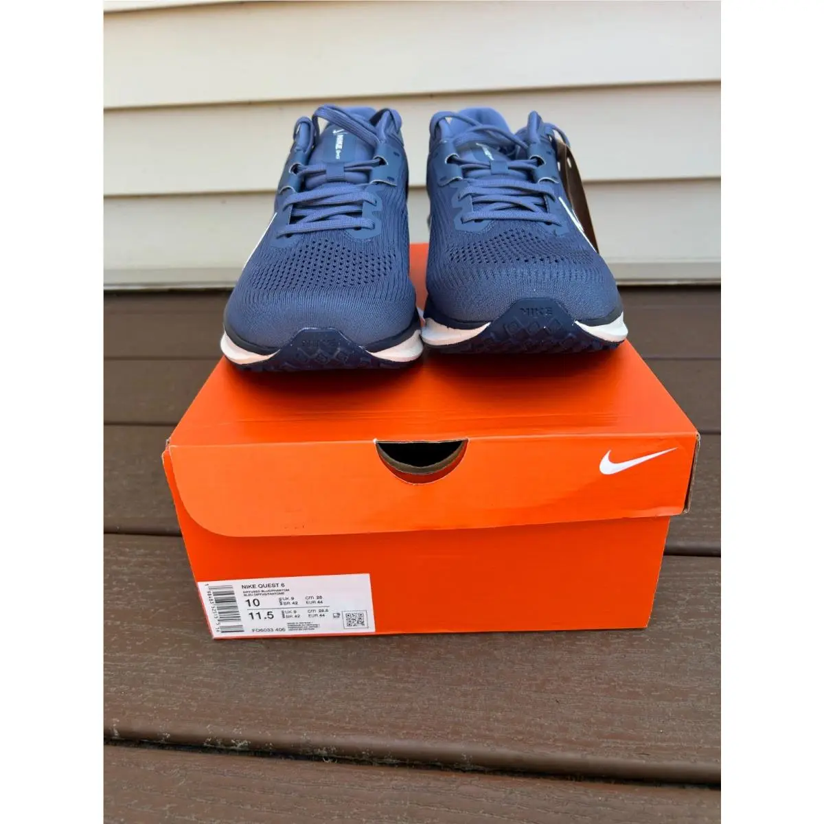 Nike shoes - Nike Quest 6 - Quest - Diffused Blue 7