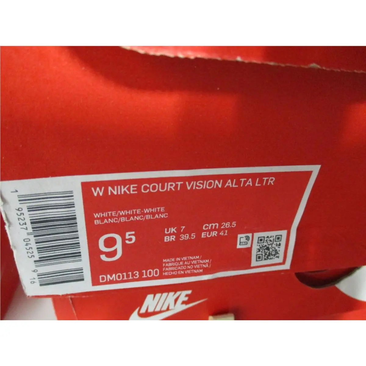 Nike shoes - Nike Court Vision Alta - Court Vision Alta - White 6
