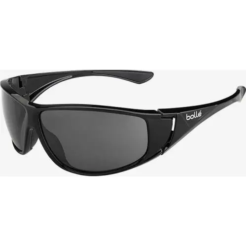Bolle Highwood Sunglasses Polarized 69-12-124 Shiny Black/black Italy 12022