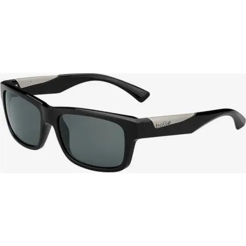 Bolle Jude Sunglasses 56-18-145 Shiny Blk /polarized Tns Oleo Italy 11831