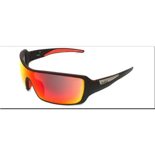 Bolle Diamondback 155-10-122 Sunglasses Matte Black Gold /red Mirror 11922