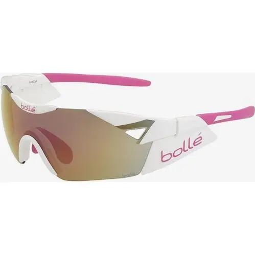 Bolle Sunglasses 6TH Sense S 144-48-116 Shiny White Rose Gold Italy 11913