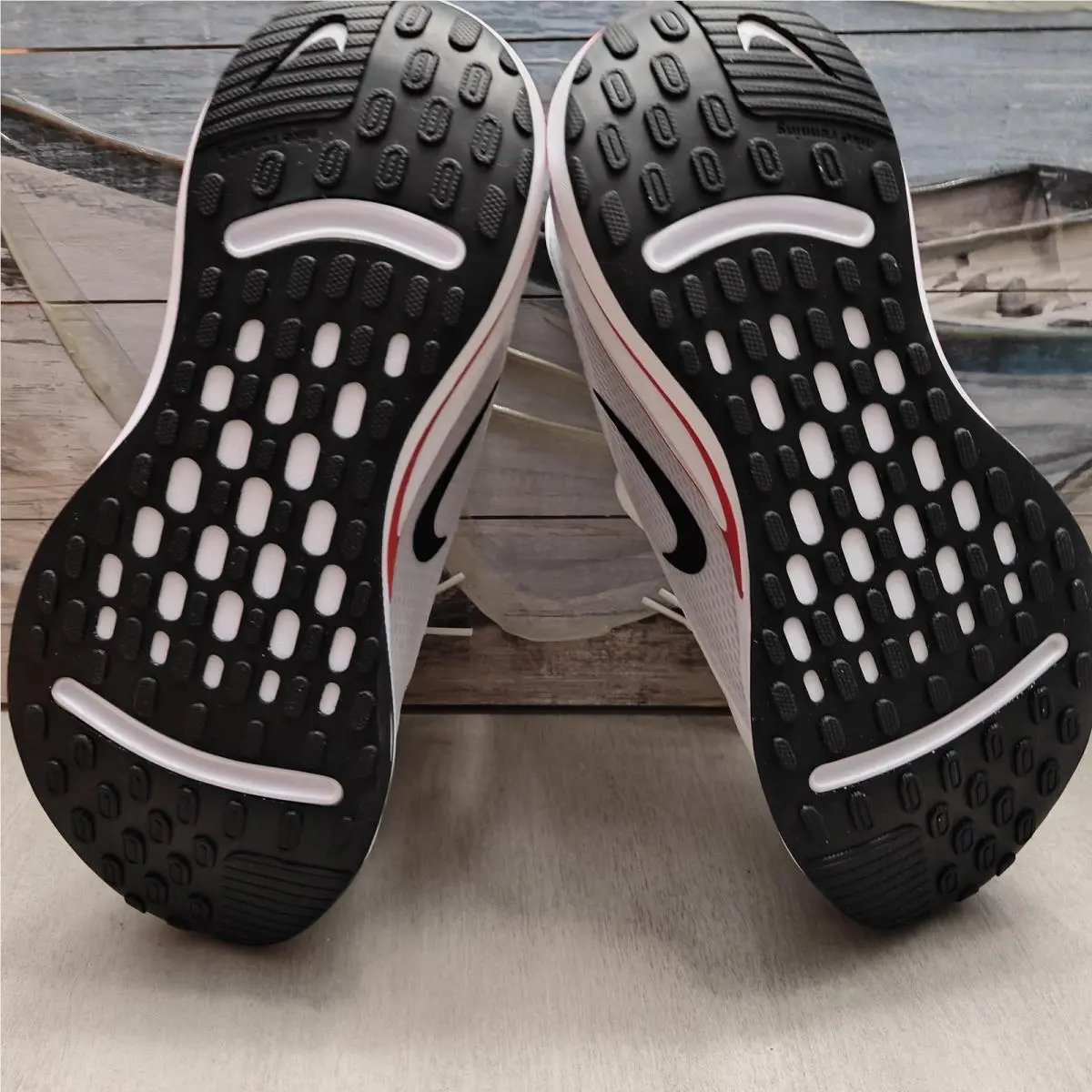 Nike shoes - NIKE Journey Run - Journey Run - FN0228-103 - White/Fire Red/Cement Grey/Black (UPC: 00197593779199) 6