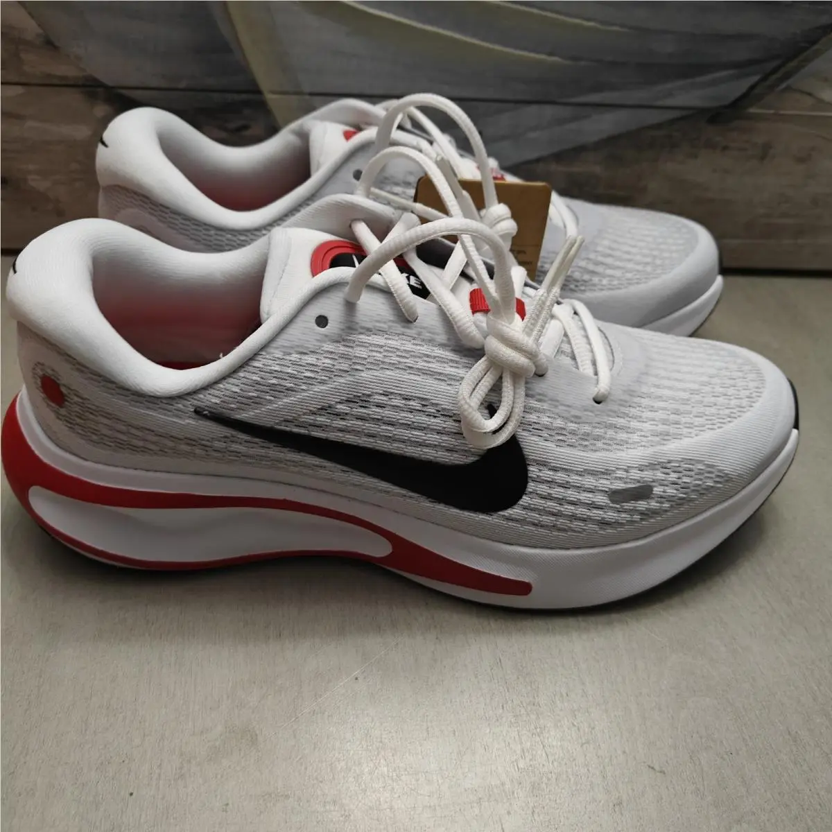 Nike shoes - NIKE Journey Run - Journey Run - FN0228-103 - White/Fire Red/Cement Grey/Black (UPC: 00197593779199) 0