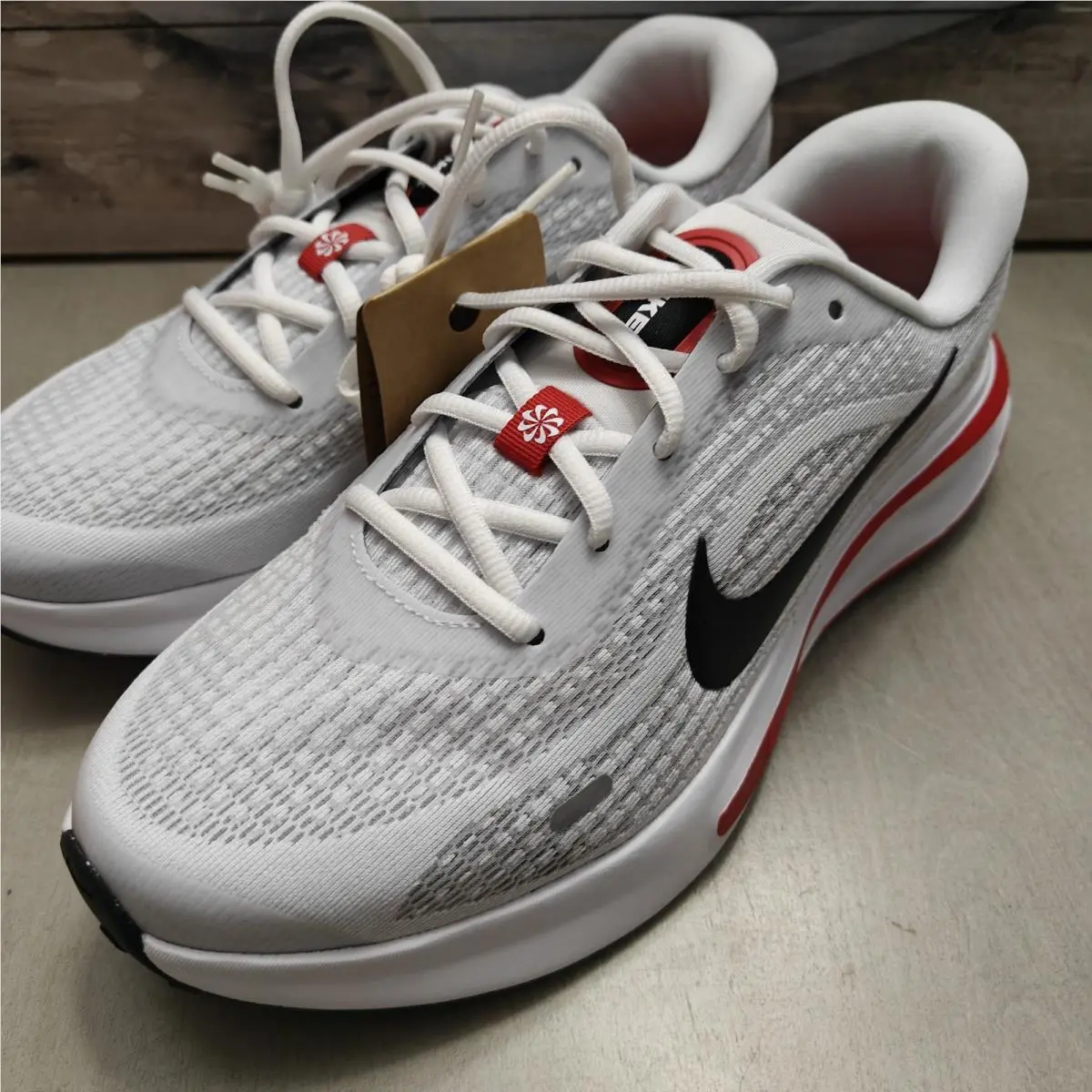 Nike shoes - NIKE Journey Run - Journey Run - FN0228-103 - White/Fire Red/Cement Grey/Black (UPC: 00197593779199) 2