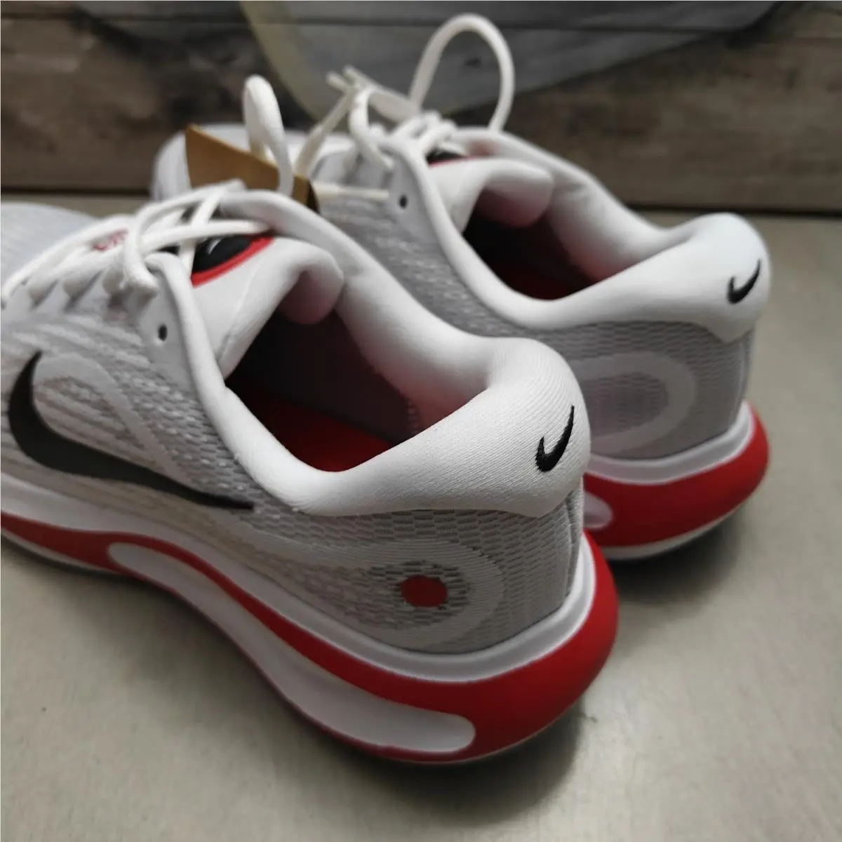 Nike shoes - NIKE Journey Run - Journey Run - FN0228-103 - White/Fire Red/Cement Grey/Black (UPC: 00197593779199) 3
