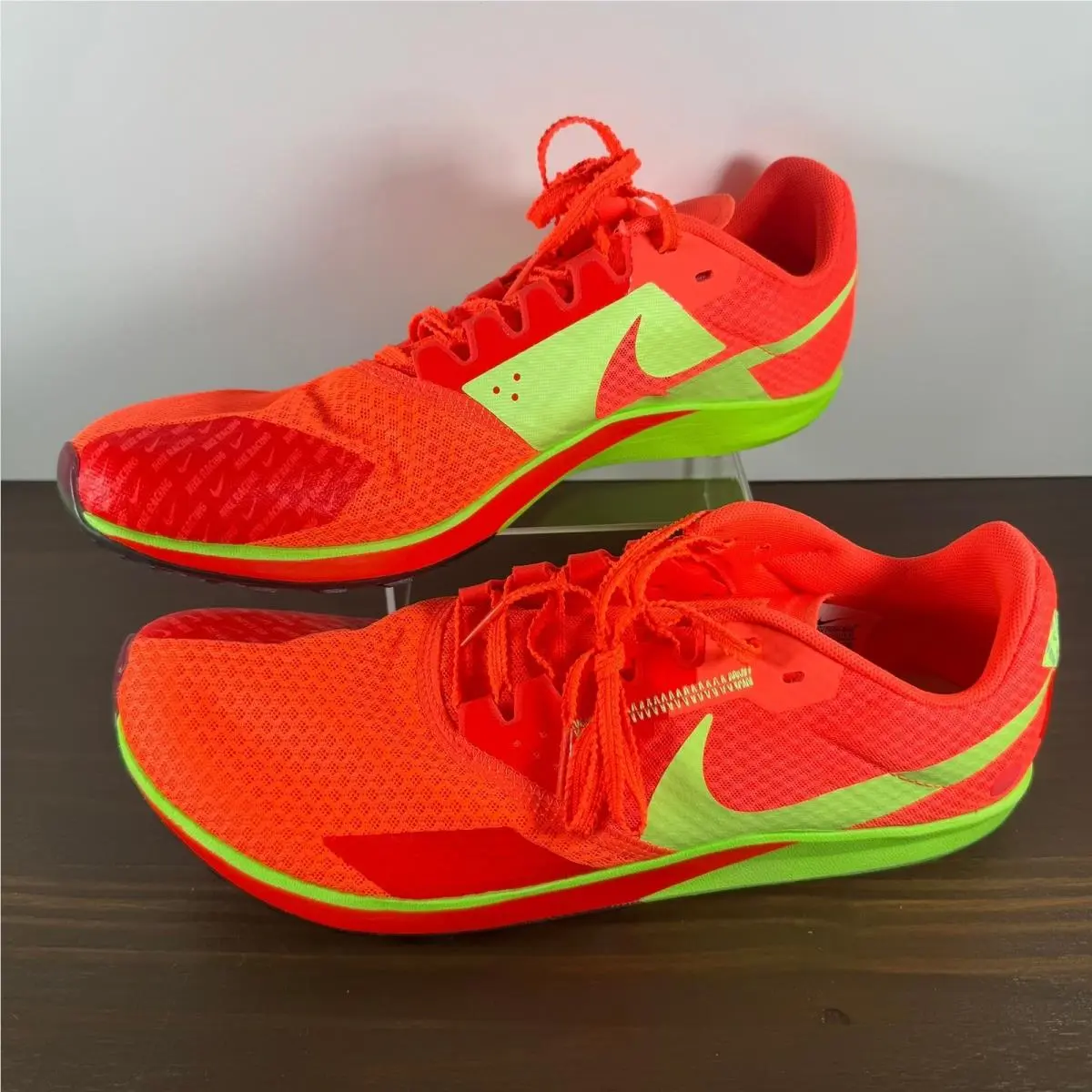 Nike Zoom Rival Waffle 6 Hyper Orange Volt Men`s Size 11 DX7999-800 Racing Shoes
