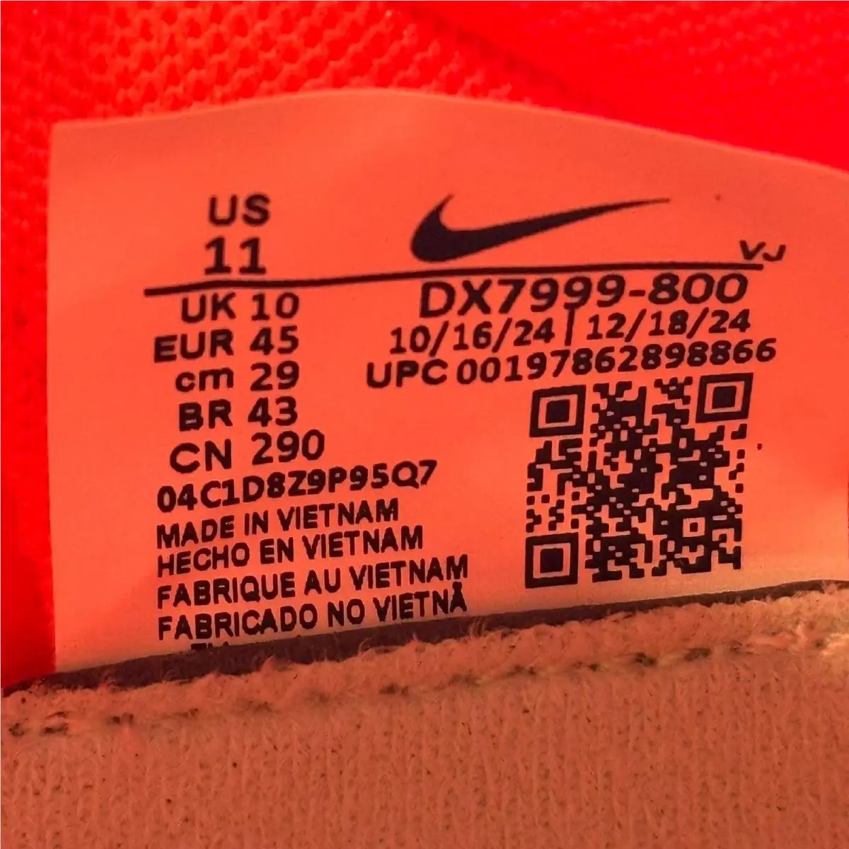 Nike shoes - DX7999-800 - DX7999-800 - Orange (UPC: 197862898866) 9