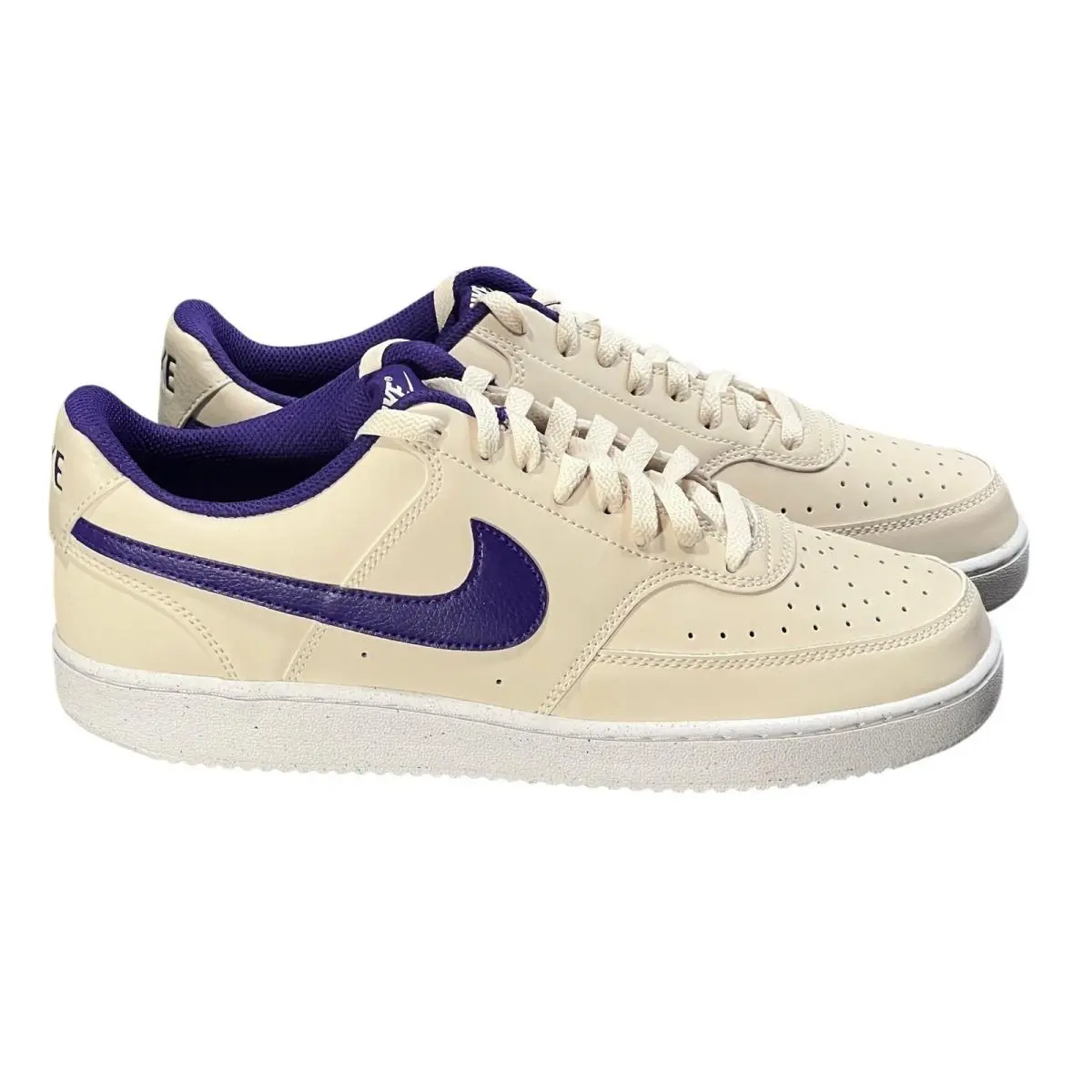 Nike Court Vision Low Men`s 9.5 / Women`s 11 Orewood/purple Shoes HM9429-100