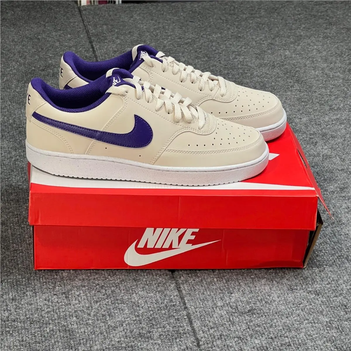 Nike shoes - Nike Court Vision Low - Court Vision Low - Ivory 8