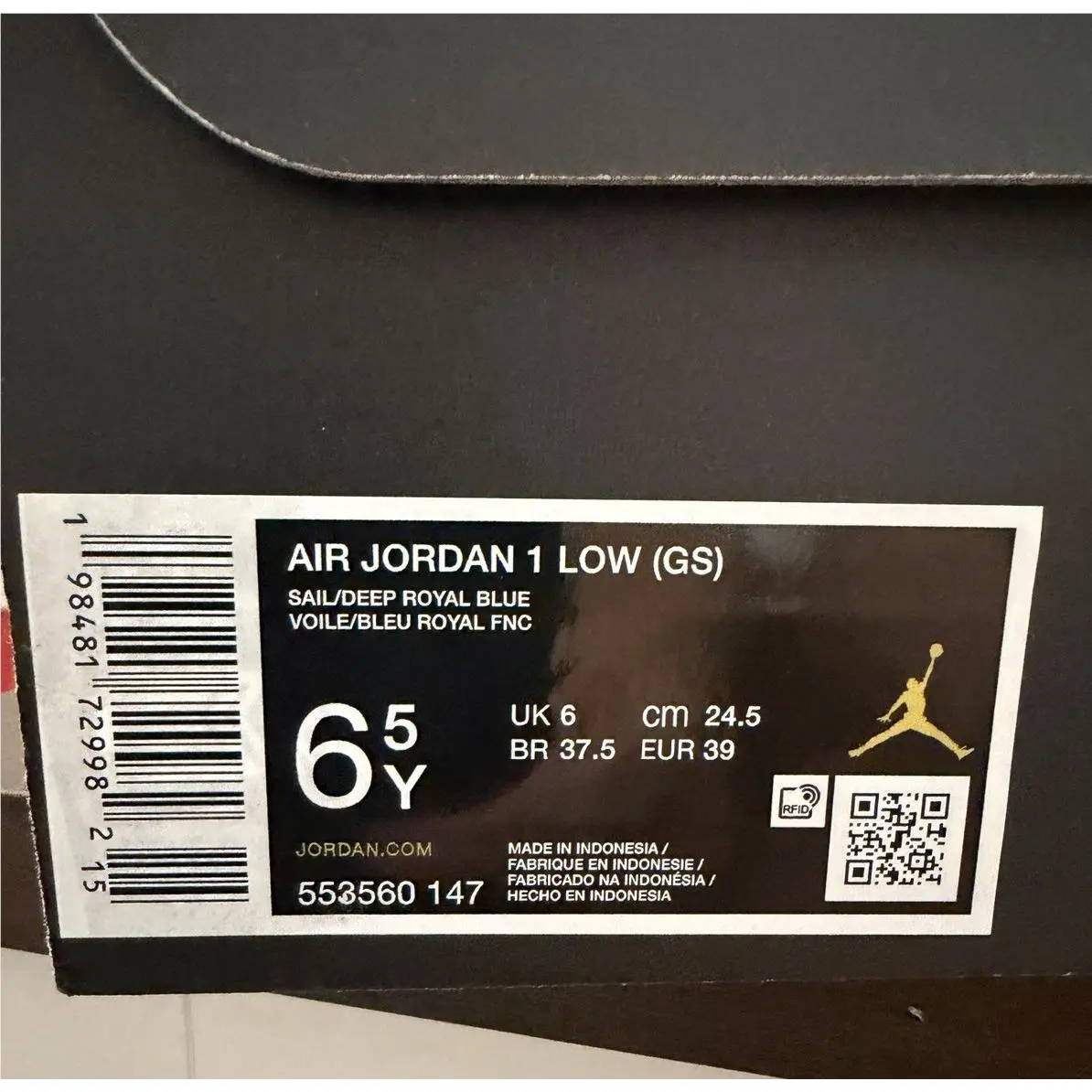 Nike shoes - Air Jordan 1 - Air - Blue 9