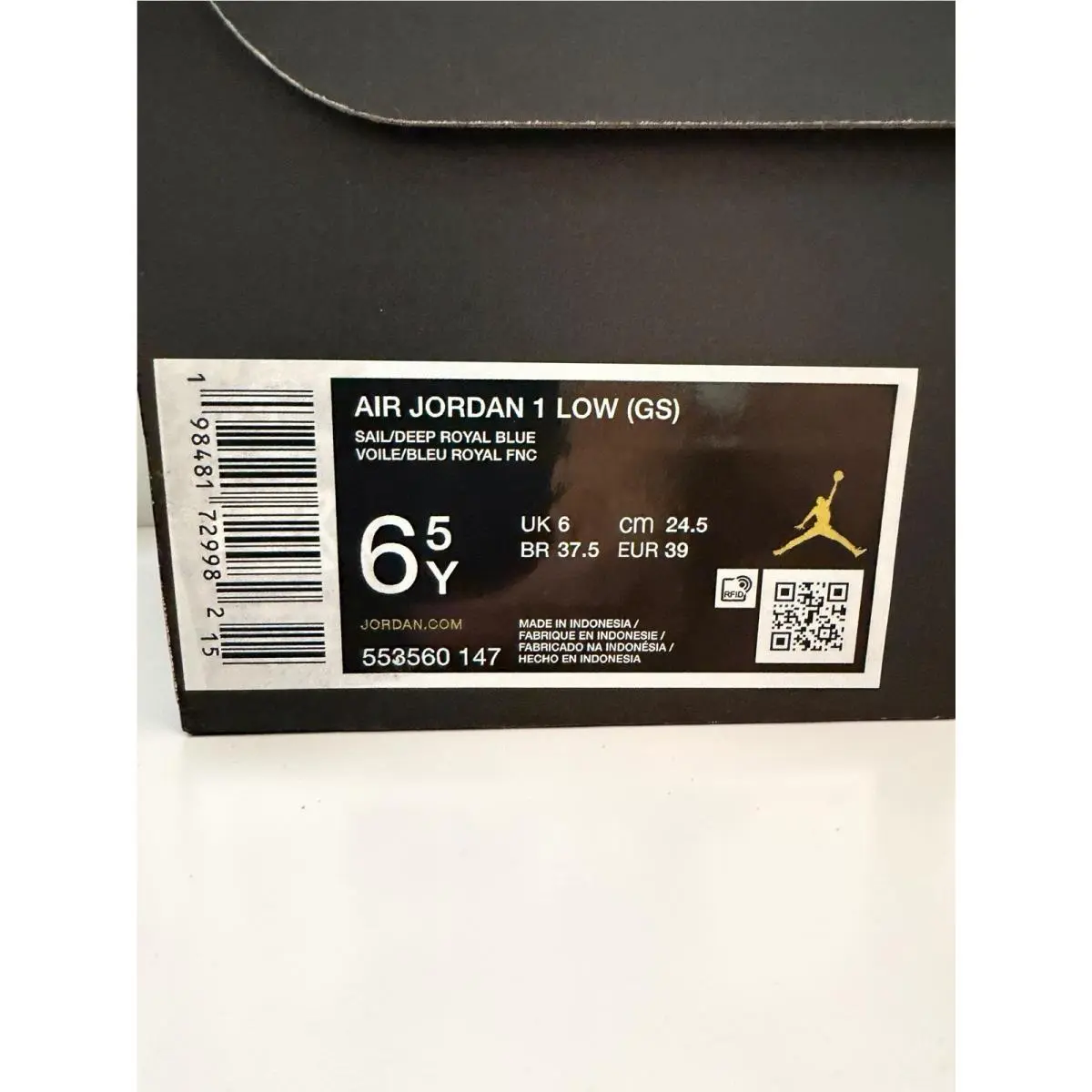 Nike shoes - Air Jordan 1 - Air - Blue 1