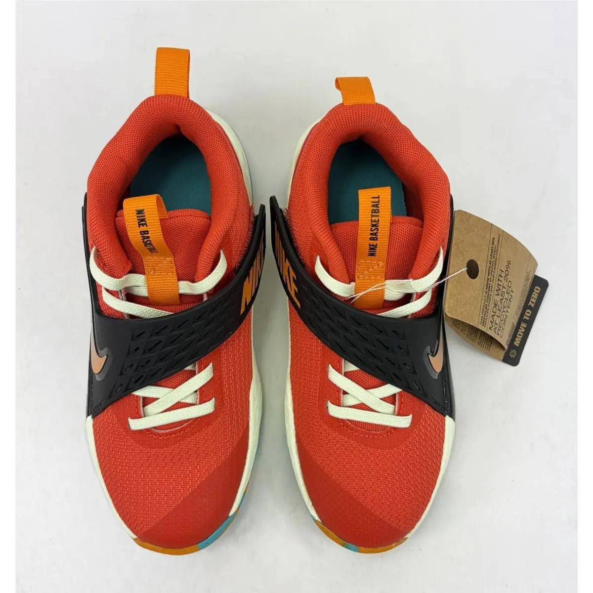 Nike shoes - Nike Team Hustle D 12 (PS) - HF6280 601 - Picante Red/Dusty Cactus/Volt Tint/Orange Peel (UPC: 197863554808) 0