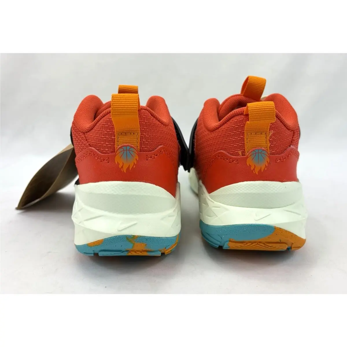 Nike shoes - Nike Team Hustle D 12 (PS) - HF6280 601 - Picante Red/Dusty Cactus/Volt Tint/Orange Peel (UPC: 197863554808) 3
