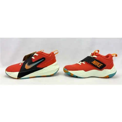 Nike shoes - Nike Team Hustle D 12 (PS) - HF6280 601 - Picante Red/Dusty Cactus/Volt Tint/Orange Peel (UPC: 197863554808) 4