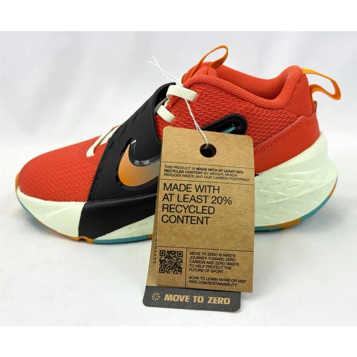 Nike shoes - Nike Team Hustle D 12 (PS) - HF6280 601 - Picante Red/Dusty Cactus/Volt Tint/Orange Peel (UPC: 197863554808) 7
