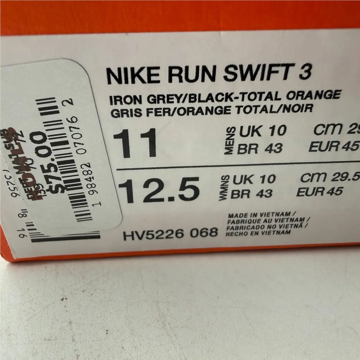 Nike shoes - Nike Run Swift 3 - Run Swift - Gray 0
