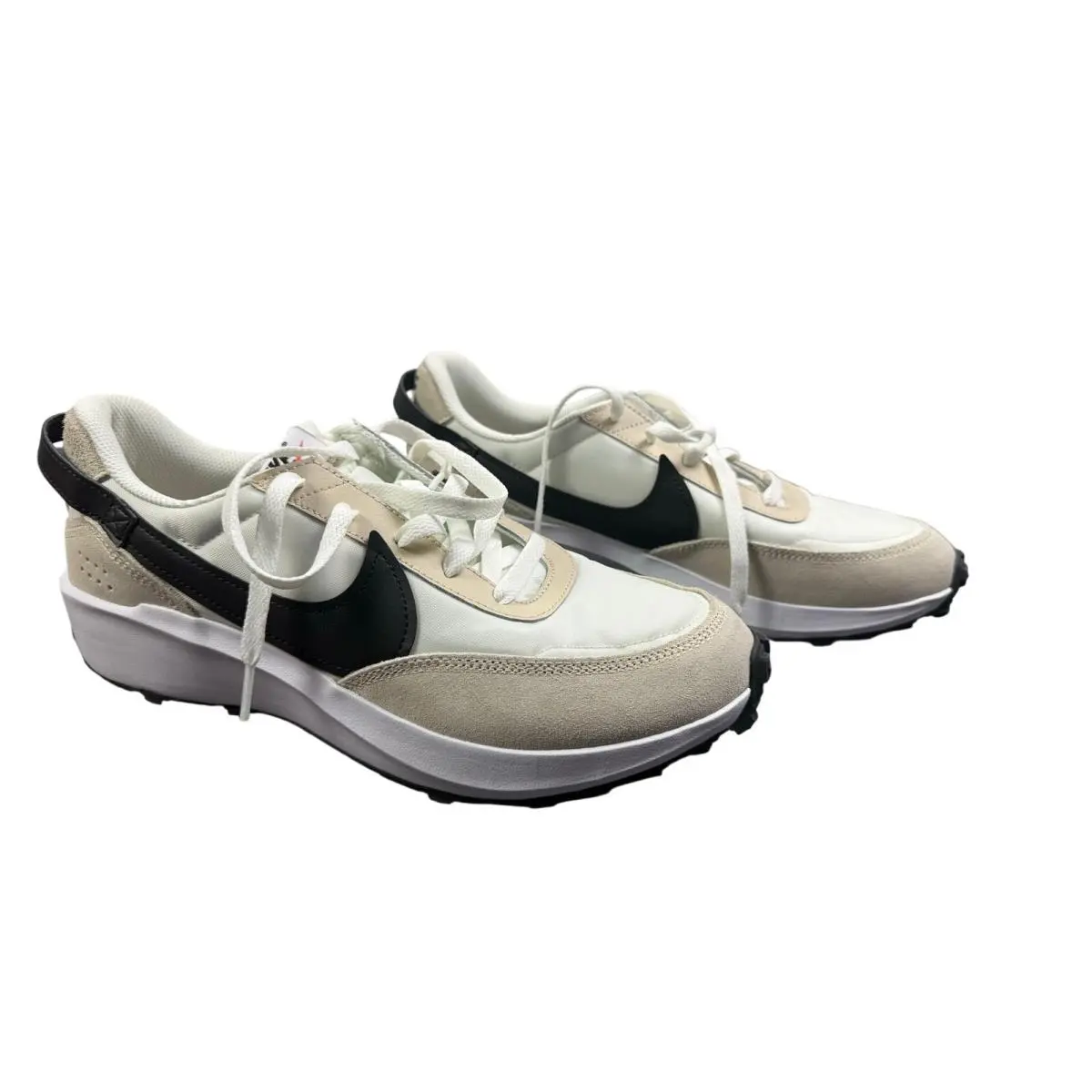 Nike Women`s Waffle Debut Sand Drift Black Size 11 Athlesiure Training Gym