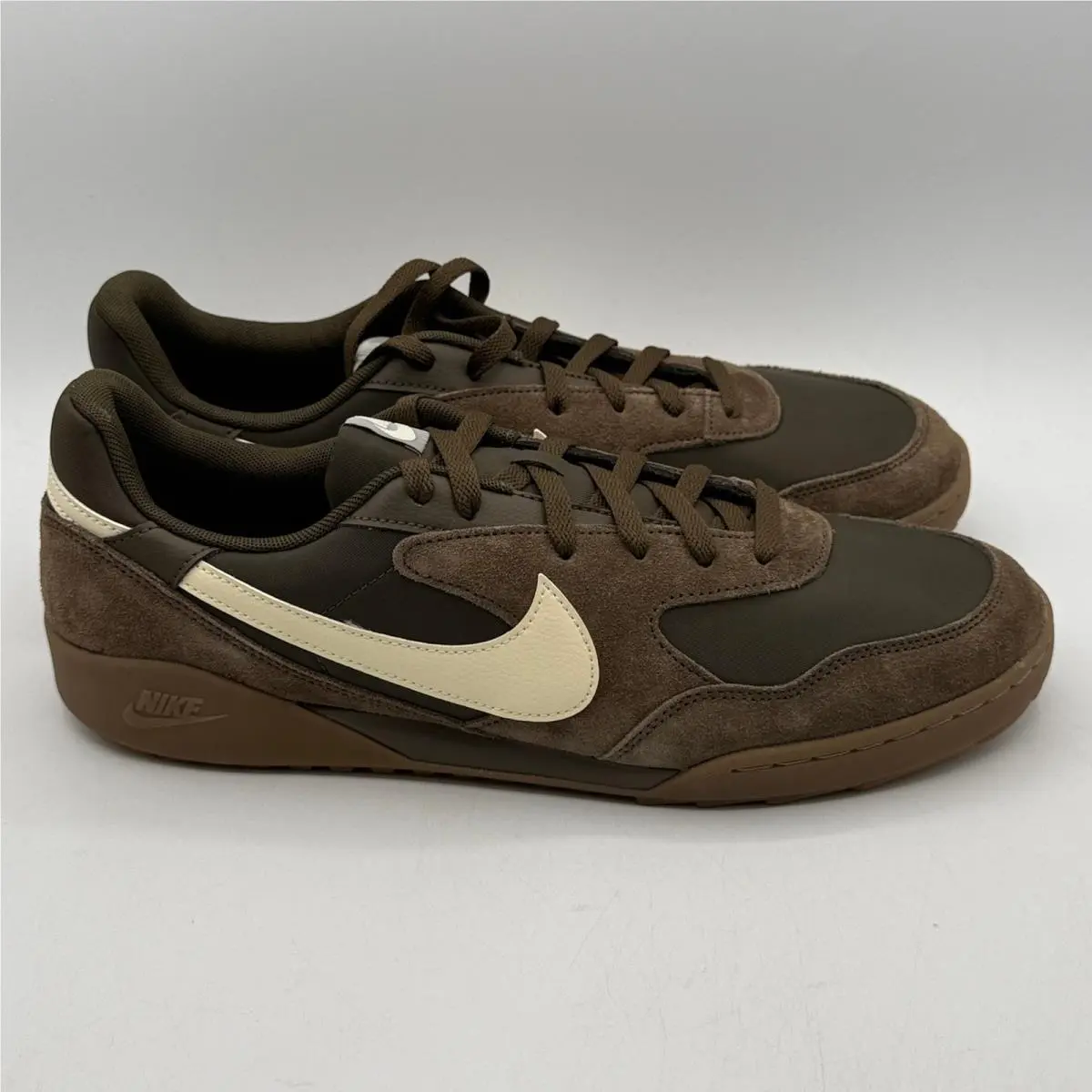 Nike Terra Manta Sde Men 13 Dark Hazel Suede Low Top Sneakers IB7254-201