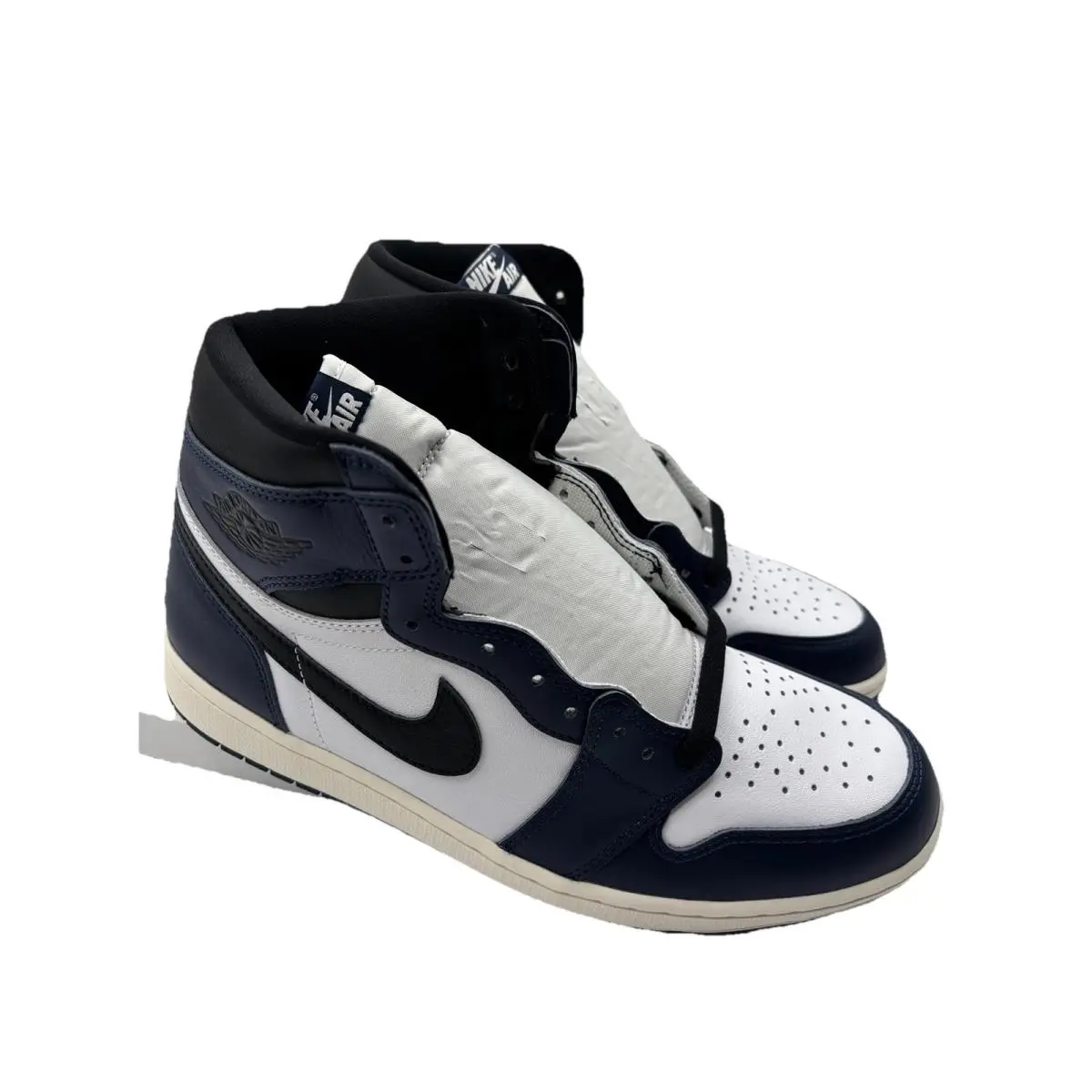 Deadstock Nike Mens 8 Women’s 9.5 Air Jordan 1 Retro High OG Midnight Navy