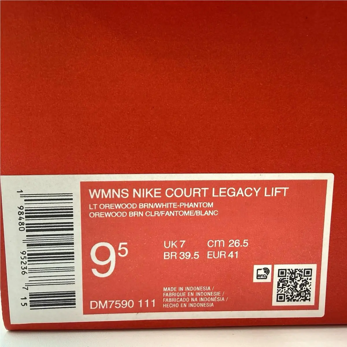 Nike shoes - Nike Court Legacy - Court Legacy - DM7590-111 - Beige, Manufacturer: Light Orewood Brown / White -Phantom (UPC: 198480952367) 5