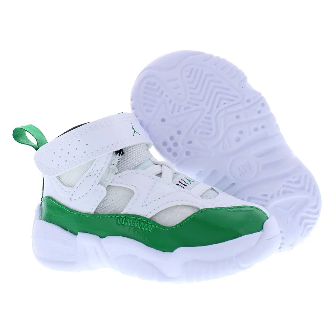 Nike Jumpman Two Trey Infant/toddler Shoes Size 4 Color: White/lucky