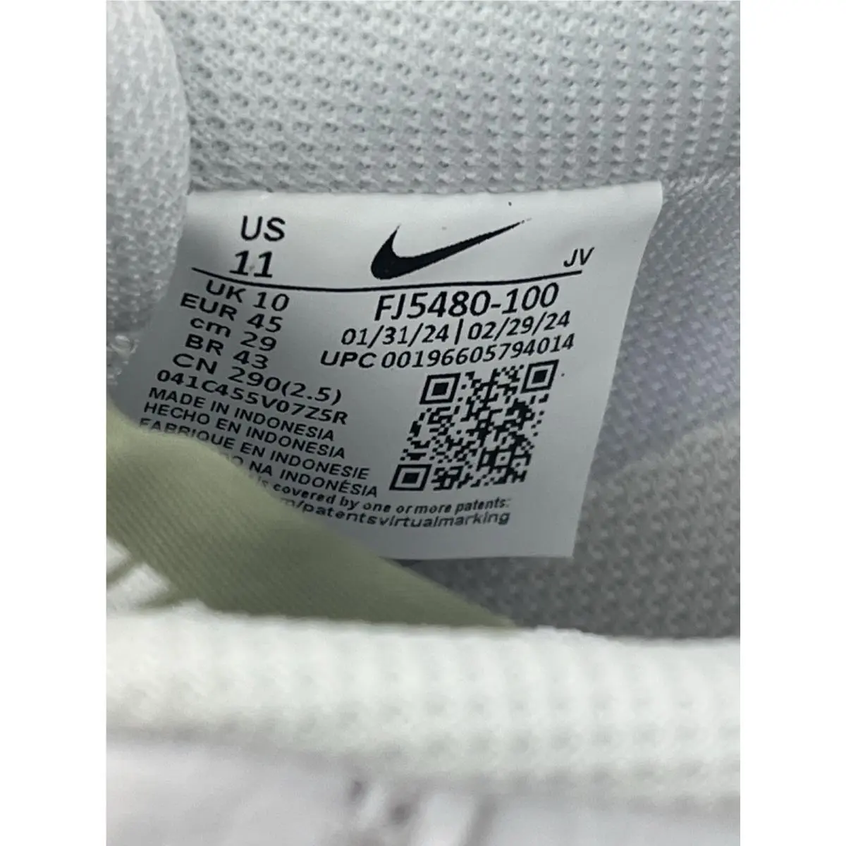Nike shoes - Nike Court Vision - Court Vision - FJ5480-100 - White/Green 5