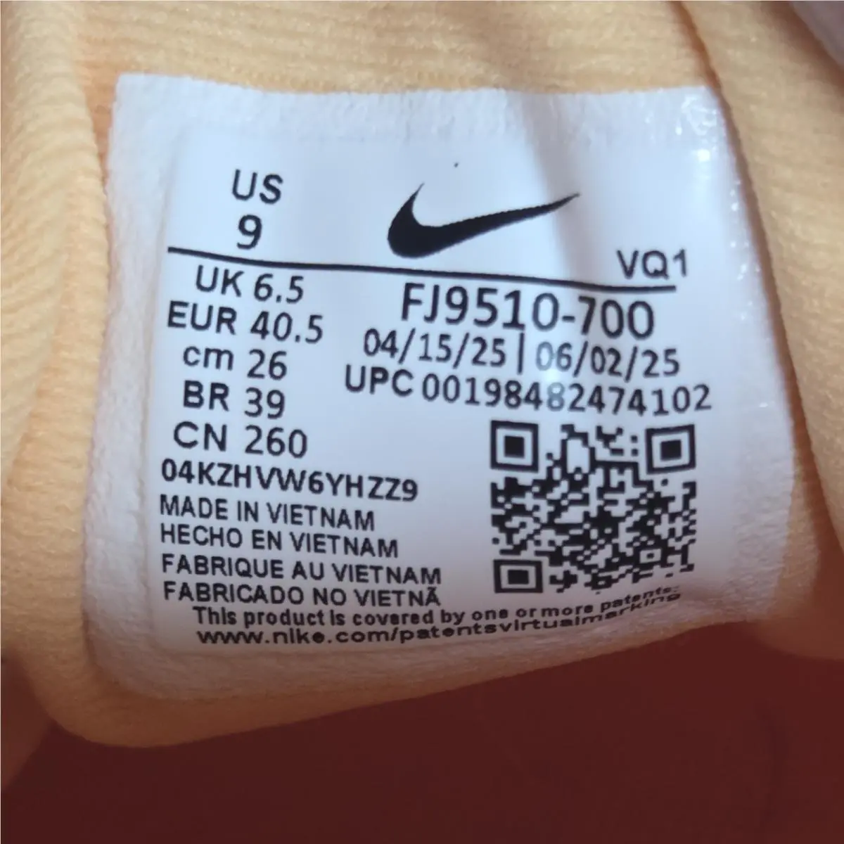 Nike shoes - Nike Air Winflo 11 - Air Winflo - FJ9510 700 - Orange (UPC: 198482474102) 8