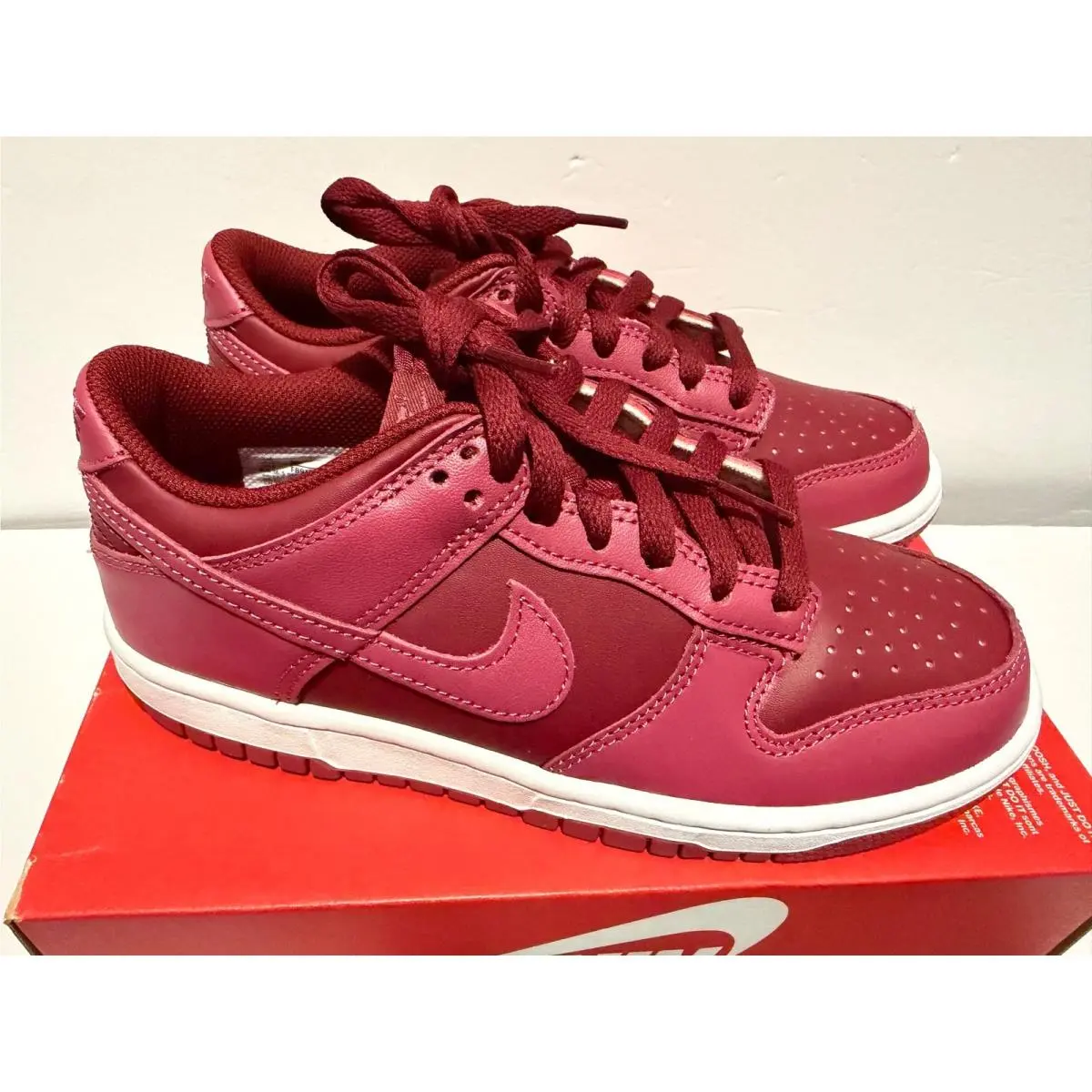Nike shoes - Nike Dunk Low GS Team Red Sweet Beet FB9109-602 - Red 0