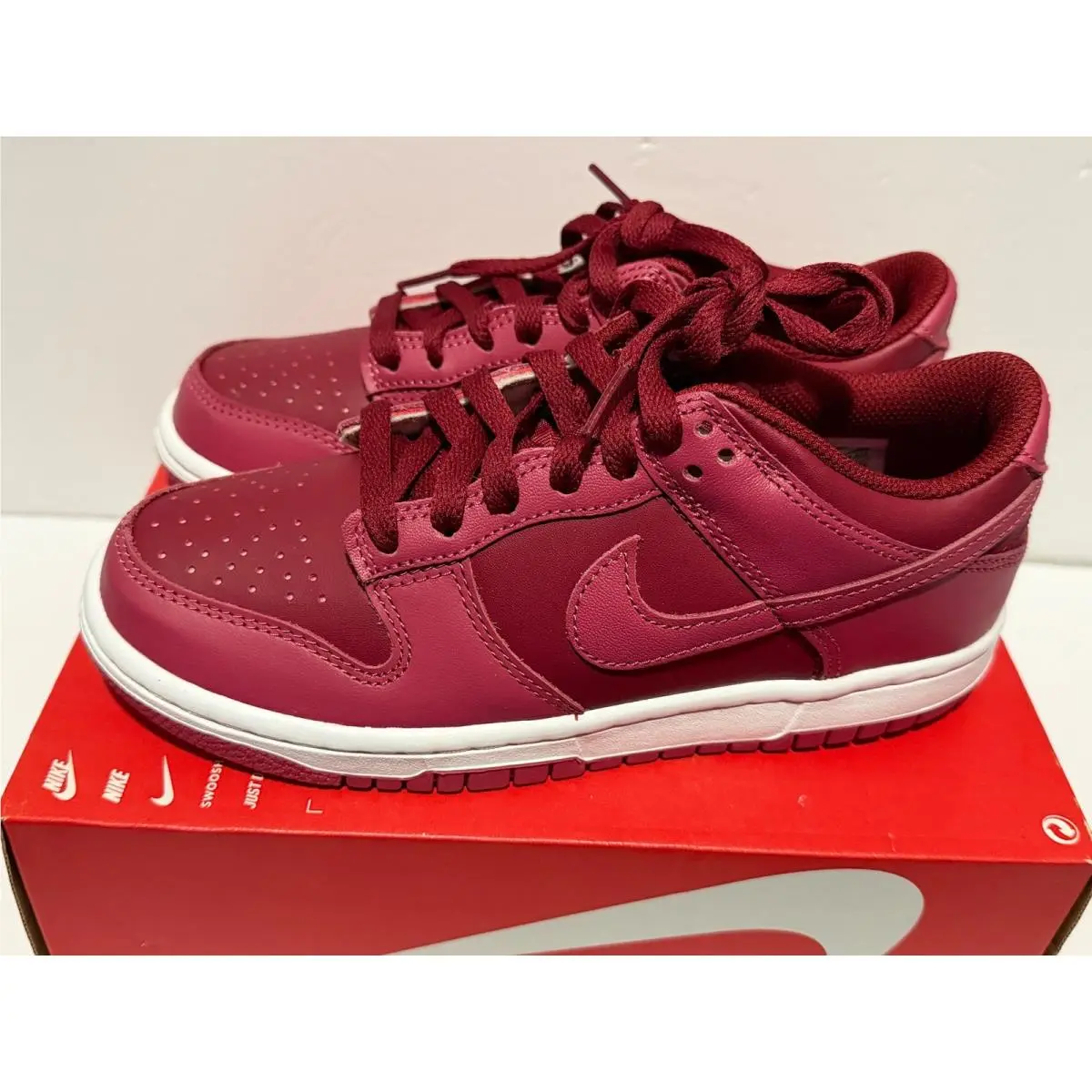 Nike shoes - Nike Dunk Low GS Team Red Sweet Beet FB9109-602 - Red 1